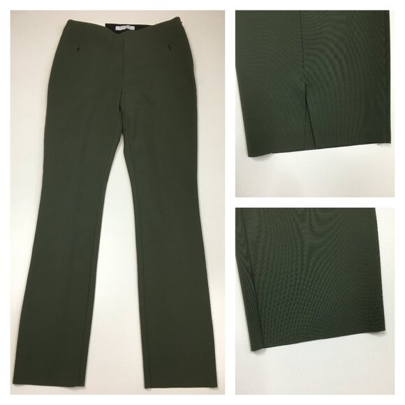 NWT BANANA REPUBLIC Green Skinny Fit High Rise 6 Way Stretch Packable Pant - Picture 1 of 13